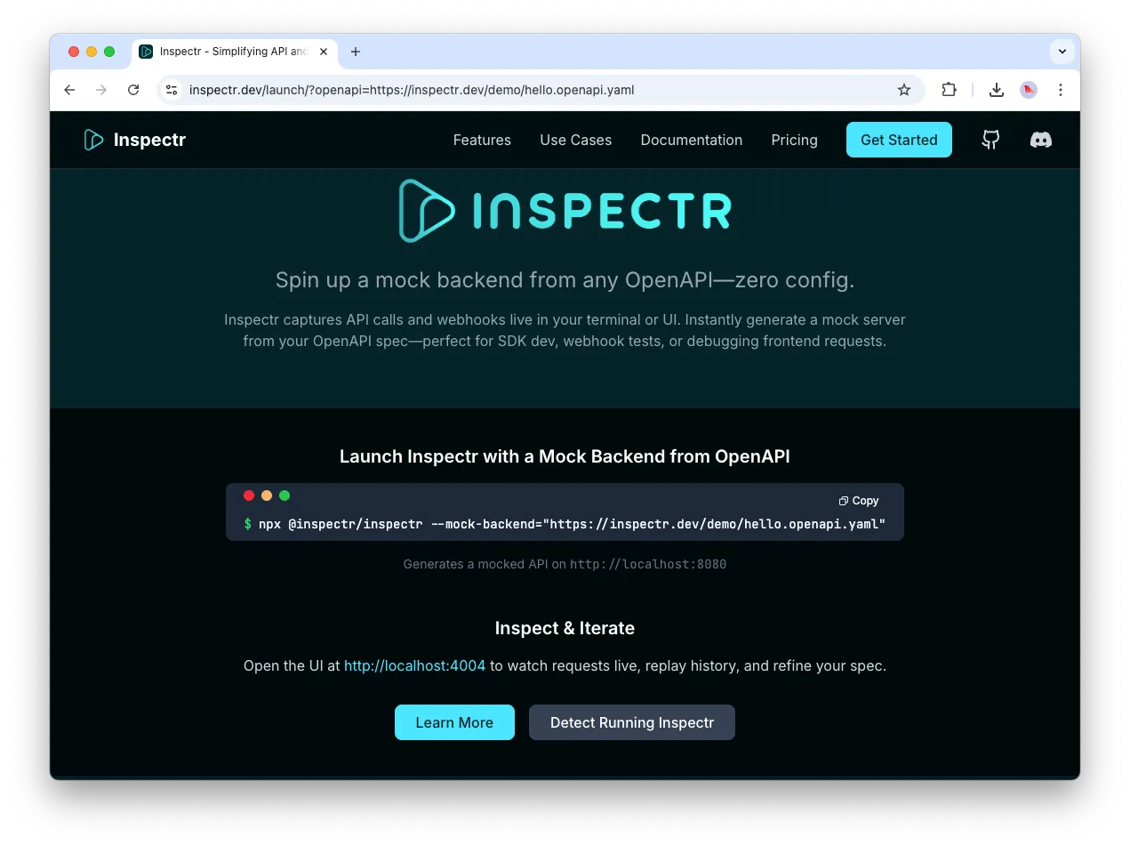 Launch OpenAPI mock
