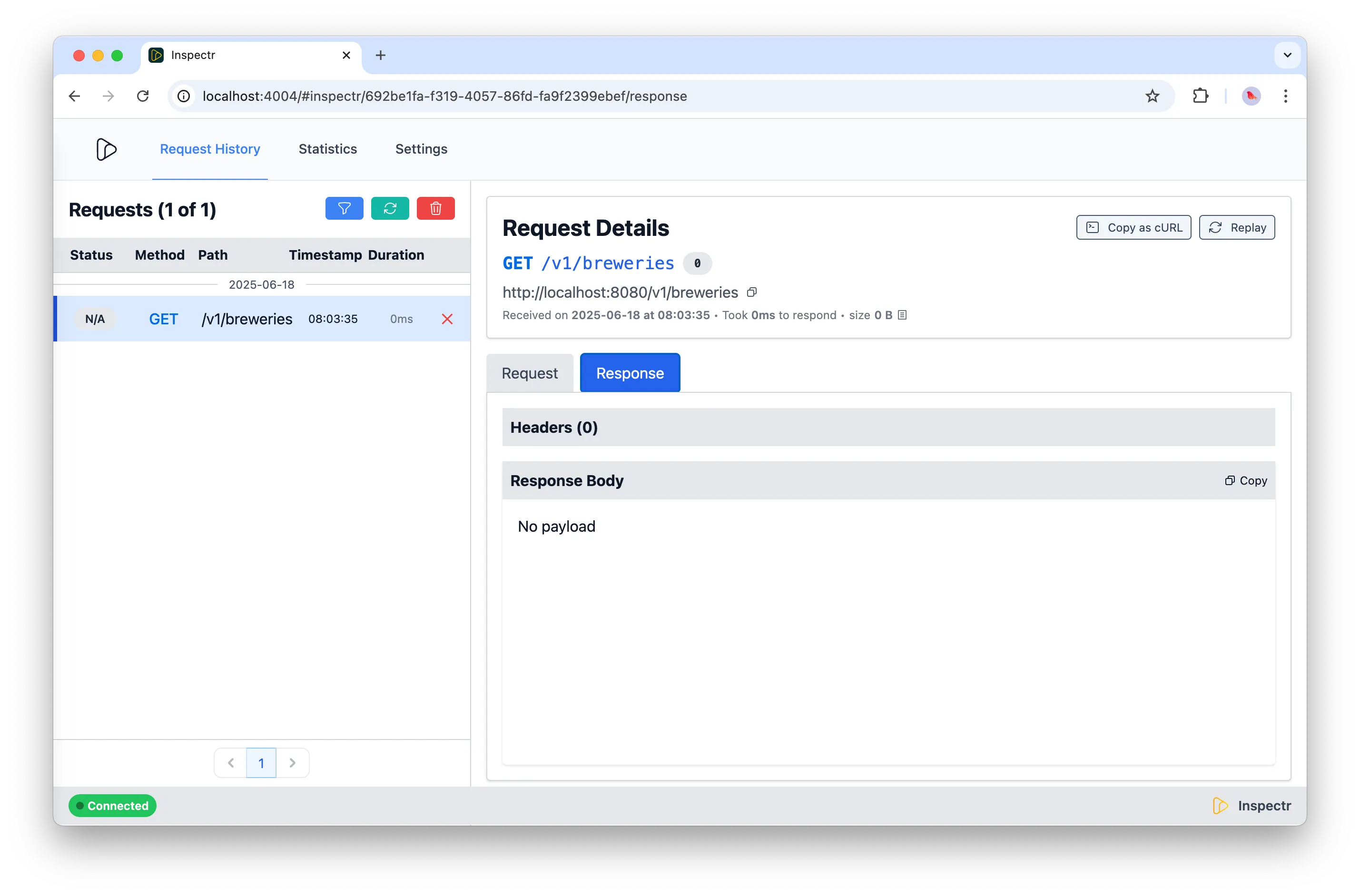 Inspectr Troubleshooting